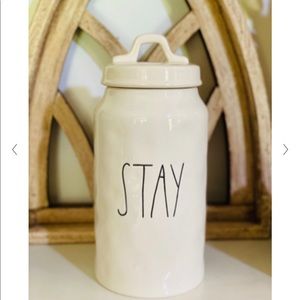 RAE DUNN STAY JAR